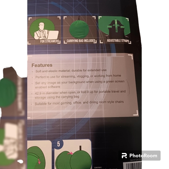 Titan Gaming Chair Green screen - Picture 2 of 4